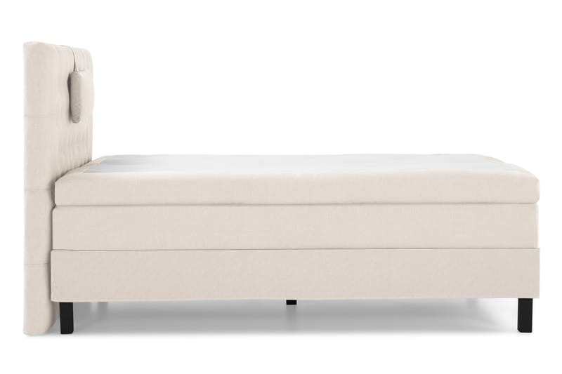 Sänkypaketti Lucky 120x200 Diamant Sängynpääty Beige - Lateksi Niskatyyny Pieni - Huonekalut - Sänky - Jenkkisängyt