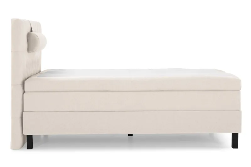 Sänkypaketti Lucky 120x200 Diamant Sängynpääty Beige - Memory Niskatyyny Suuri - Huonekalut - Sänky - Jenkkisängyt