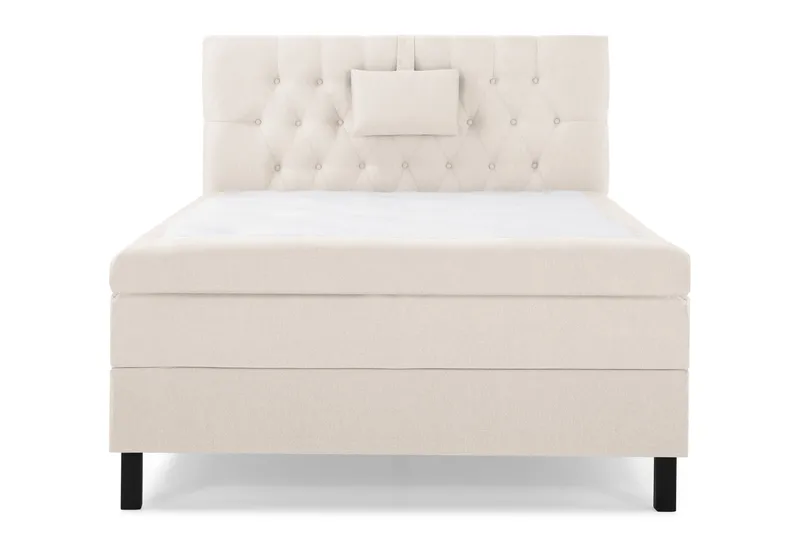 Sänkypaketti Lucky 120x200 Diamant Sängynpääty Beige, Memory Niskatyyny Pieni