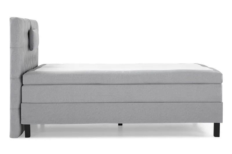 Sänkypaketti Lucky 120x200 Diamant Sängynpääty Keskiharmaa - Memory Niskatyyny Pieni - Huonekalut - Sänky - Jenkkisängyt