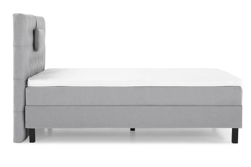 Sänkypaketti Lucky 120x200 Diamant Sängynpääty Keskiharmaa - Vaahto Niskatyyny Pieni - Huonekalut - Sänky - Jenkkisängyt