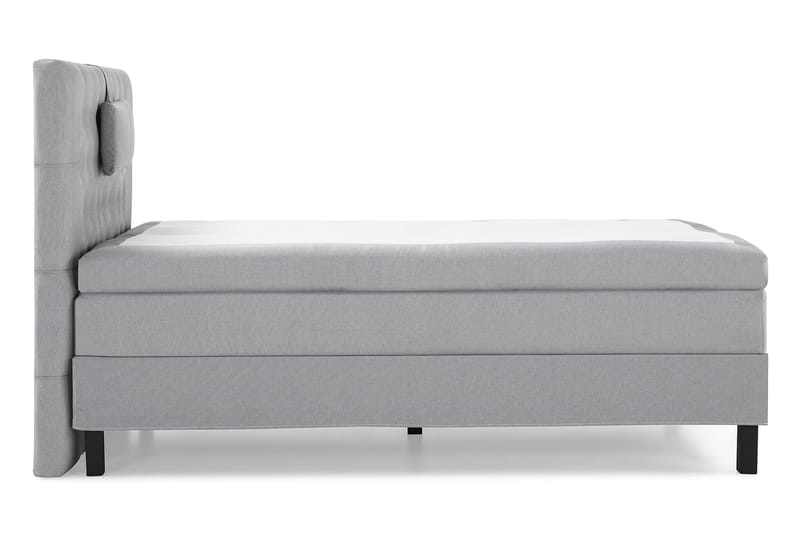 Sänkypaketti Lucky 120x200 Diamant Sängynpääty Keskiharmaa - Polyeetteri Niskatyyny Pieni - Huonekalut - Sänky - Jenkkisängyt