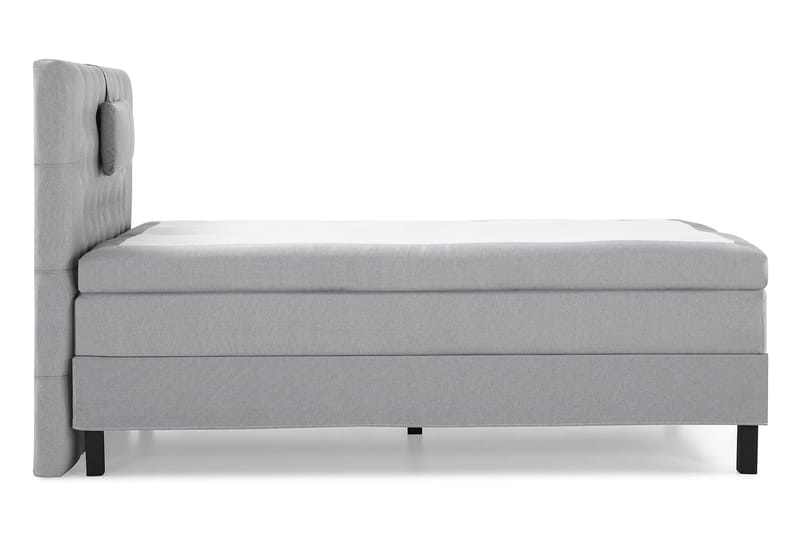 Sänkypaketti Lucky 120x200 Diamant Sängynpääty Keskiharmaa - Polyeetteri Niskatyyny Pieni - Huonekalut - Sänky - Jenkkisängyt