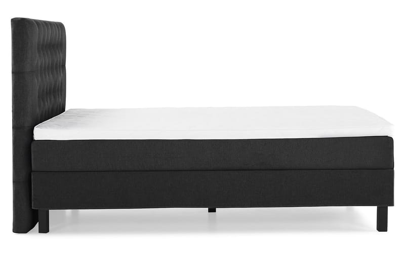 Sänkypaketti Lucky 120x200 Diamant Sängynpääty Musta/Harmaa - Vaahto - Huonekalut - Sänky - Jenkkisängyt