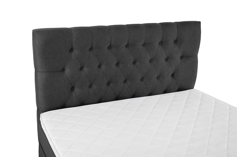 Sänkypaketti Lucky 120x200 Diamant Sängynpääty Musta/Harmaa - Vaahto - Huonekalut - Sänky - Jenkkisängyt