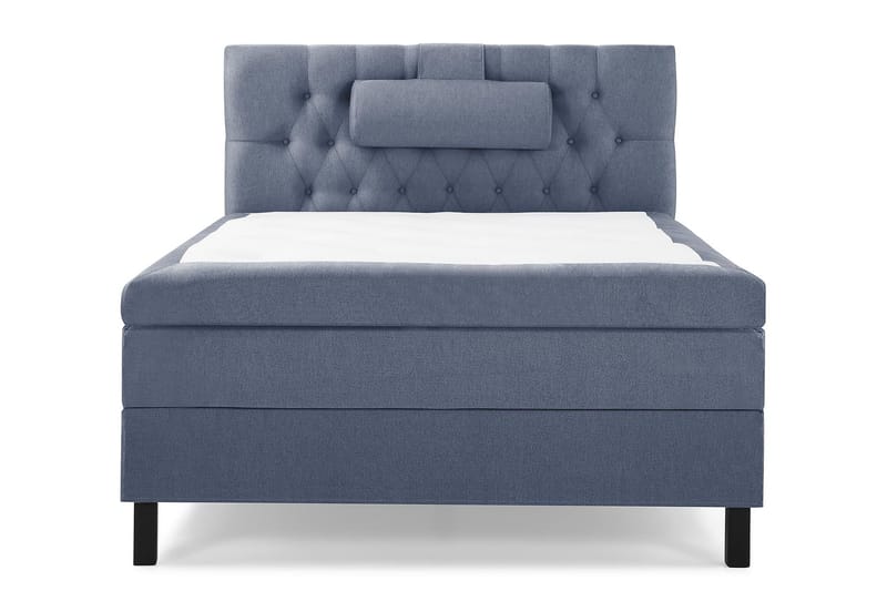 Sänkypaketti Lucky 120x200 Diamant Sängynpääty Tummansinine - Lateksi Niskatyyny Suuri - Huonekalut - Sänky - Jenkkisängyt