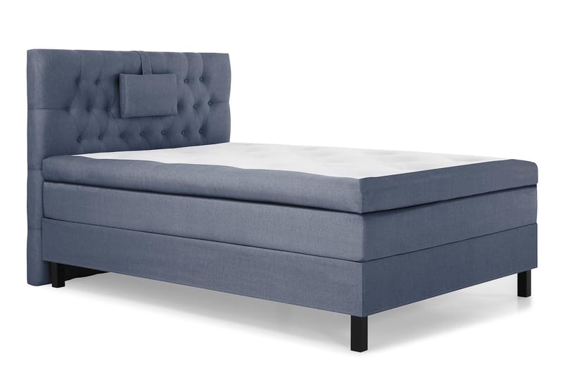 Sänkypaketti Lucky 120x200 Diamant Sängynpääty Tummansinine - Memory Niskatyyny Pieni - Huonekalut - Sänky - Jenkkisängyt