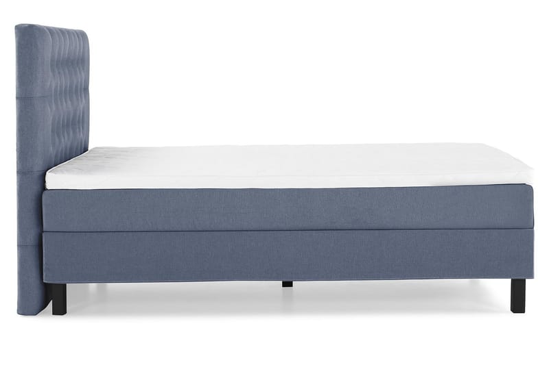 Sänkypaketti Lucky 120x200 Diamant Sängynpääty Tummansinine - Vaahto - Huonekalut - Sänky - Yhden hengen sängyt