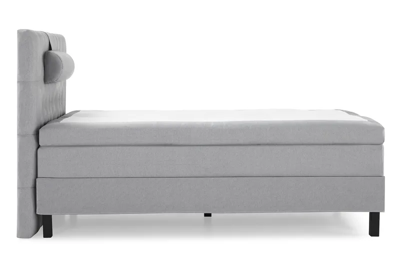 Sänkypaketti Lucky 120x200 Diamant Sängynpääty Vaaleanharm - Lateksi Niskatyyny Suuri - Huonekalut - Sänky - Jenkkisängyt