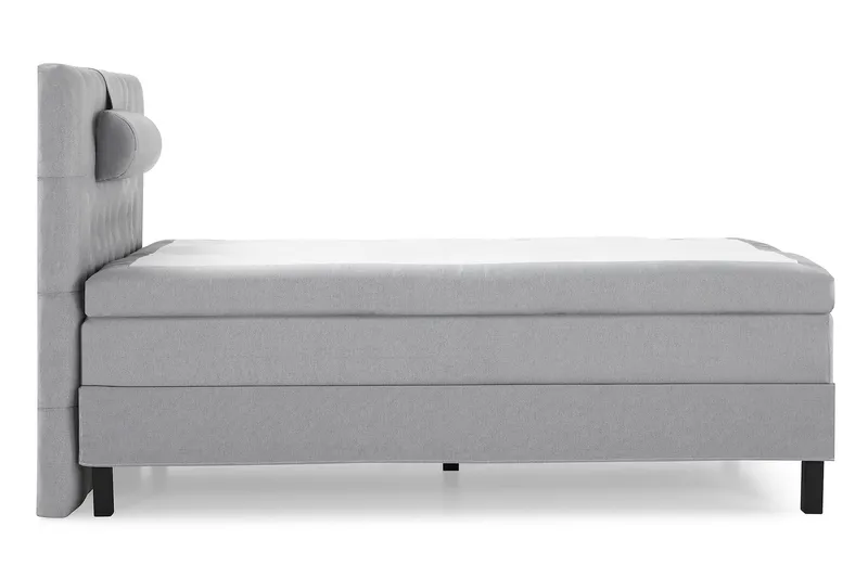 Sänkypaketti Lucky 120x200 Diamant Sängynpääty Vaaleanharm - Memory Niskatyyny Suuri - Huonekalut - Sänky - Jenkkisängyt