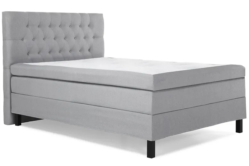 Sänkypaketti Lucky 120x200 Diamant Sängynpääty Vaaleanharm - Memory - Huonekalut - Sänky - Jenkkisängyt