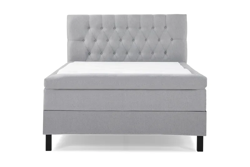 Sänkypaketti Lucky 120x200 Diamant Sängynpääty Vaaleanharm - Memory - Huonekalut - Sänky - Yhden hengen sängyt