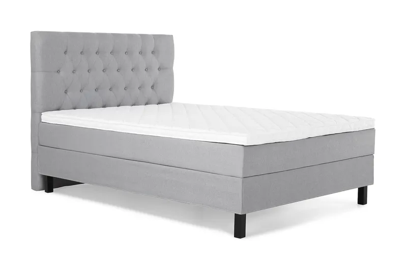 Sänkypaketti Lucky 120x200 Diamant Sängynpääty Vaaleanharm - Vaahto - Huonekalut - Sänky - Jenkkisängyt