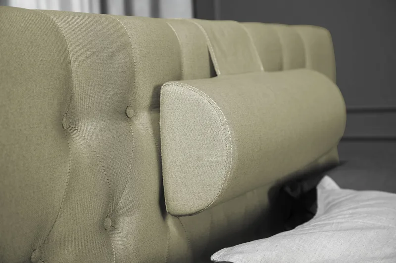 Sänkypaketti Lucky 120x200 Diamant Sängynpääty Vihreä - Vaahto Niskatyyny Suuri - Huonekalut - Sänky - Jenkkisängyt