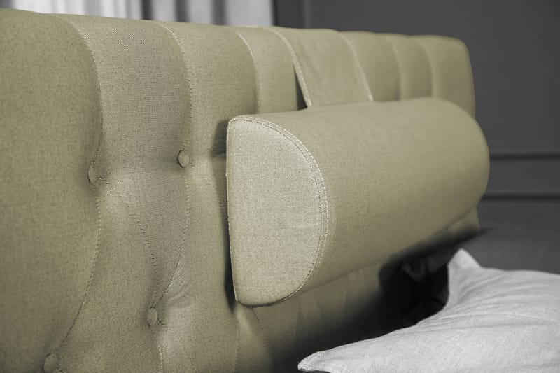 Sänkypaketti Lucky 120x200 Diamant Sängynpääty Vihreä - Vaahto Niskatyyny Suuri - Huonekalut - Sänky - Yhden hengen sängyt