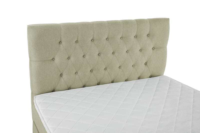 Sänkypaketti Lucky 120x200 Diamant Sängynpääty Vihreä - Vaahto - Huonekalut - Sänky - Yhden hengen sängyt