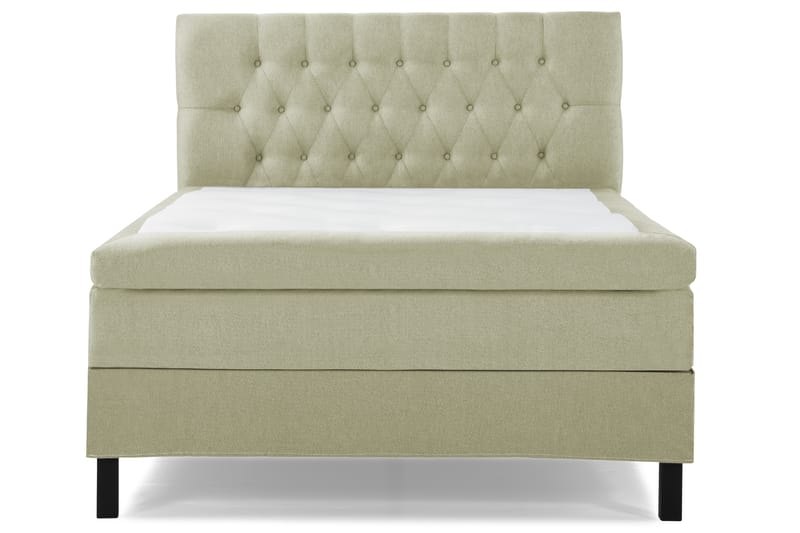 Sänkypaketti Lucky 120x200 Diamant Sängynpääty Vihreä - Polyeetteri - Huonekalut - Sänky - Yhden hengen sängyt