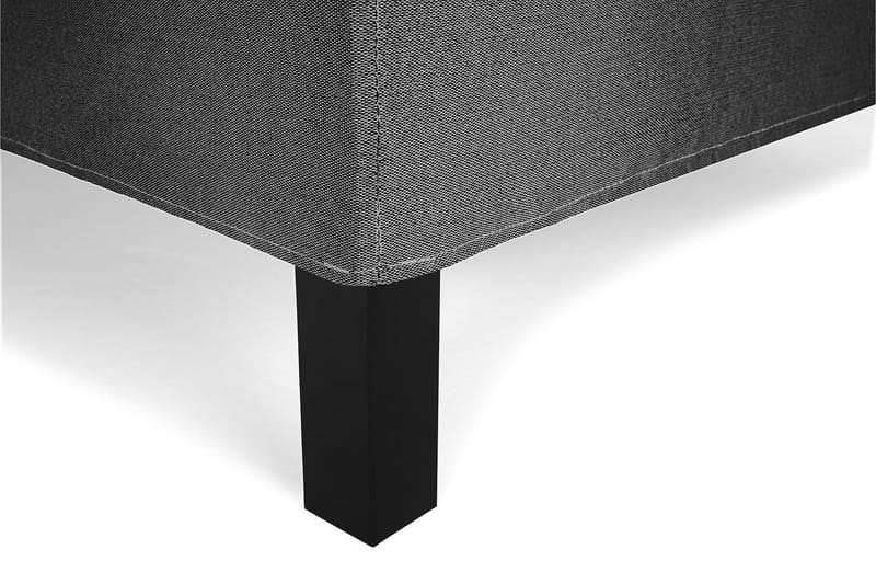 Sänkypaketti Lucky 120x200 Lateksipatja Sileä - Musta/Harmaa - Huonekalut - Sänky - Yhden hengen sängyt