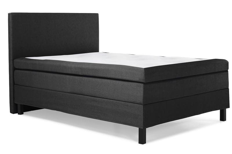 Sänkypaketti Lucky 120x200 Lateksipatja Sileä - Musta/Harmaa - Huonekalut - Sänky - Yhden hengen sängyt