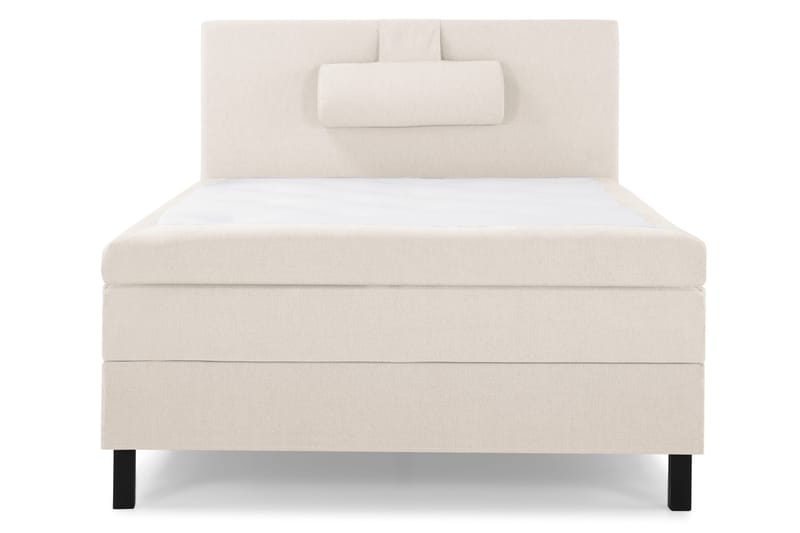 Sänkypaketti Lucky 120x200 Sileä Sängynpääty Beige - Polyeetteri Niskatyyny Suuri - Huonekalut - Sänky - Yhden hengen sängyt