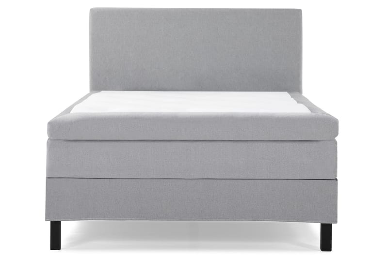 Sänkypaketti Lucky 120x200 Sileä Sängynpääty Vaaleanharmaa, Lateksi