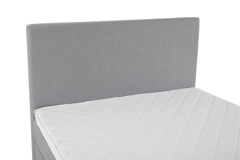 Sänkypaketti Lucky 120x200 Sileä Sängynpääty Vaaleanharmaa - Vaahto - Huonekalut - Sänky - Jenkkisängyt