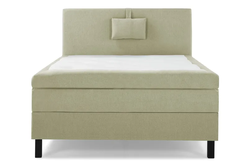 Sänkypaketti Lucky 120x200 Sileä Sängynpääty Vihreä - Lateksi Niskatyyny Pieni - Huonekalut - Sänky - Jenkkisängyt