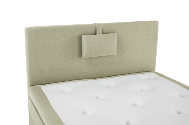 Sänkypaketti Lucky 120x200 Sileä Sängynpääty Vihreä - Polyeetteri Niskatyyny Pieni - Huonekalut - Sänky - Jenkkisängyt