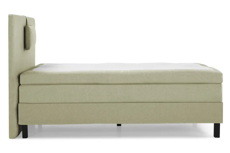 Sänkypaketti Lucky 120x200 Sileä Sängynpääty Vihreä - Polyeetteri Niskatyyny Pieni - Huonekalut - Sänky - Jenkkisängyt