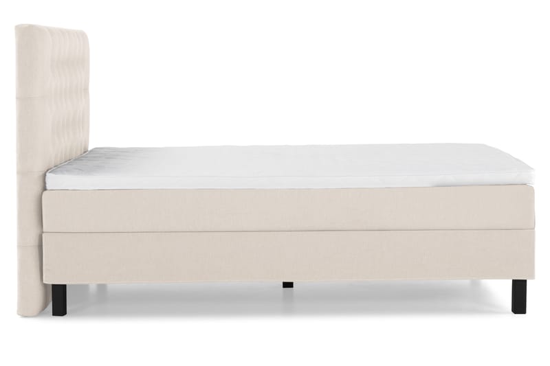 Sänkypaketti Lucky 140x200 Diamant Sängynpääty Beig - Vaahto - Huonekalut - Sänky - Jenkkisängyt