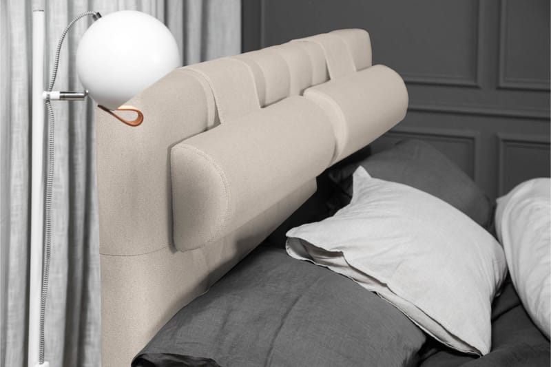 Sänkypaketti Lucky 140x200 Diamant Sängynpääty Beige - Lateksi - Huonekalut - Sänky - Jenkkisängyt