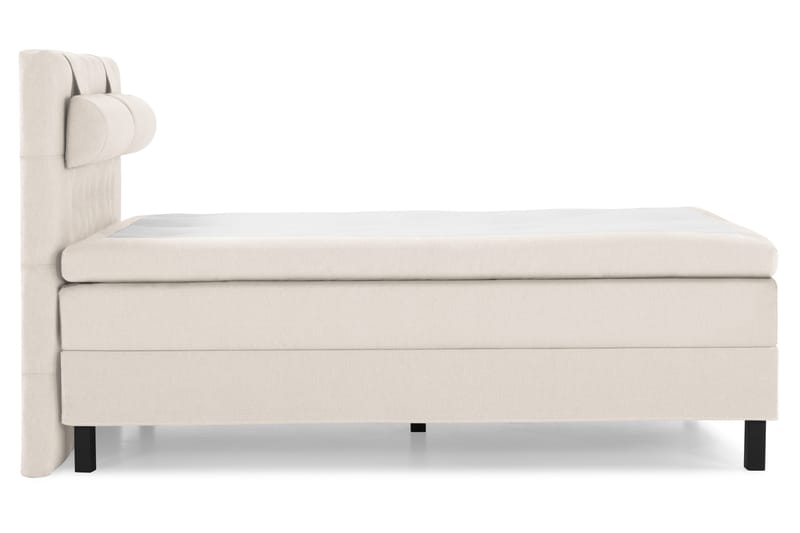 Sänkypaketti Lucky 140x200 Diamant Sängynpääty Beige - Niskatyyny Suuri Beige - Huonekalut - Sänky - Jenkkisängyt