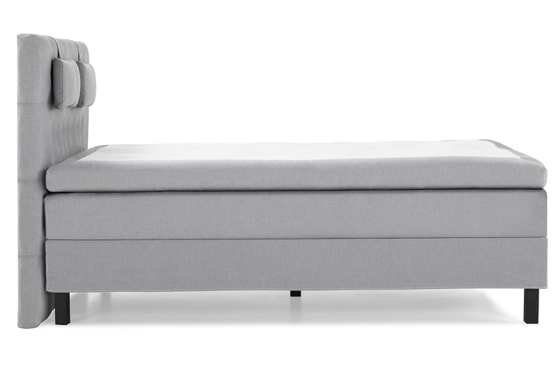 Sänkypaketti Lucky 140x200 Diamant Sängynpääty Keskiharmaa - Lateksi Niskatyyny Pieni - Huonekalut - Sänky - Jenkkisängyt