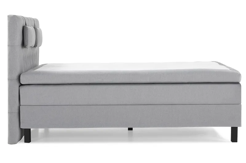 Sänkypaketti Lucky 140x200 Diamant Sängynpääty Keskiharmaa - Memory Niskatyyny Pieni - Huonekalut - Sänky - Jenkkisängyt