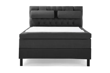 Sänkypaketti Lucky 140x200 Diamant Sängynpääty Musta/Harmaa