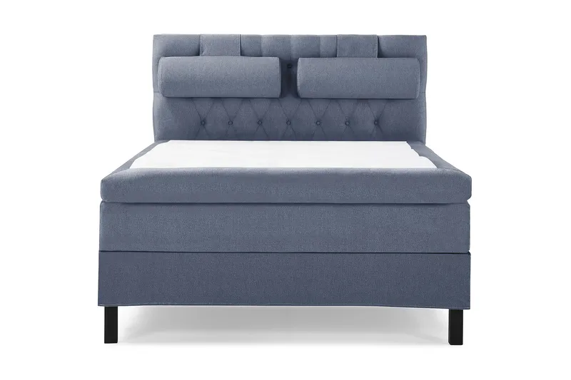 Sänkypaketti Lucky 140x200 Diamant Sängynpääty Tummansinine - Lateksi Niskatyyny Suuri - Huonekalut - Sänky - Jenkkisängyt