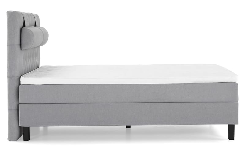 Sänkypaketti Lucky 140x200 Diamant Sängynpääty Vaaleanharm - Vaahto Niskatyyny Suuri - Huonekalut - Sänky - Jenkkisängyt