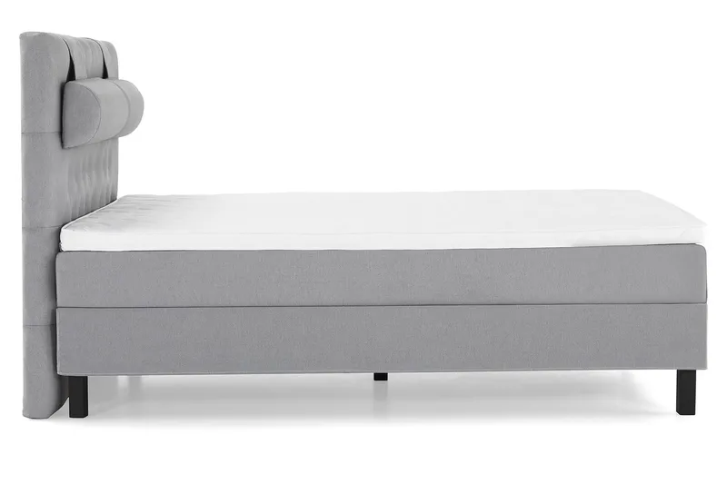 Sänkypaketti Lucky 140x200 Diamant Sängynpääty Vaaleanharm - Vaahto Niskatyyny Suuri - Huonekalut - Sänky - Jenkkisängyt