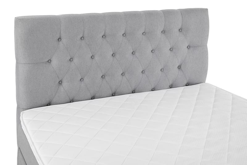 Sänkypaketti Lucky 140x200 Diamant Sängynpääty Vaaleanharm - Vaahto - Huonekalut - Sänky - Jenkkisängyt