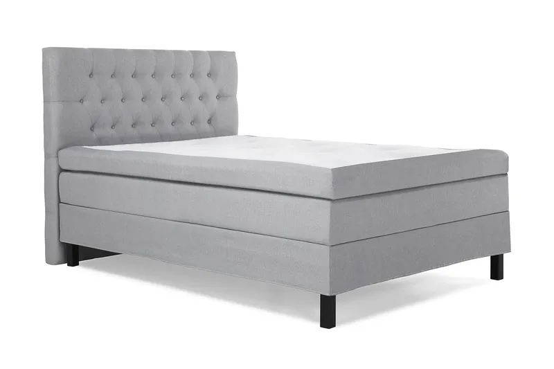 Sänkypaketti Lucky 140x200 Diamant Sängynpääty V.harmaa - Lateksi - Huonekalut - Sänky - Jenkkisängyt