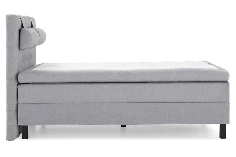 Sänkypaketti Lucky 140x200 Diamant Sängynpääty V.harmaa - Polyeetteri Niskatyyny Suuri - Huonekalut - Sänky - Jenkkisängyt