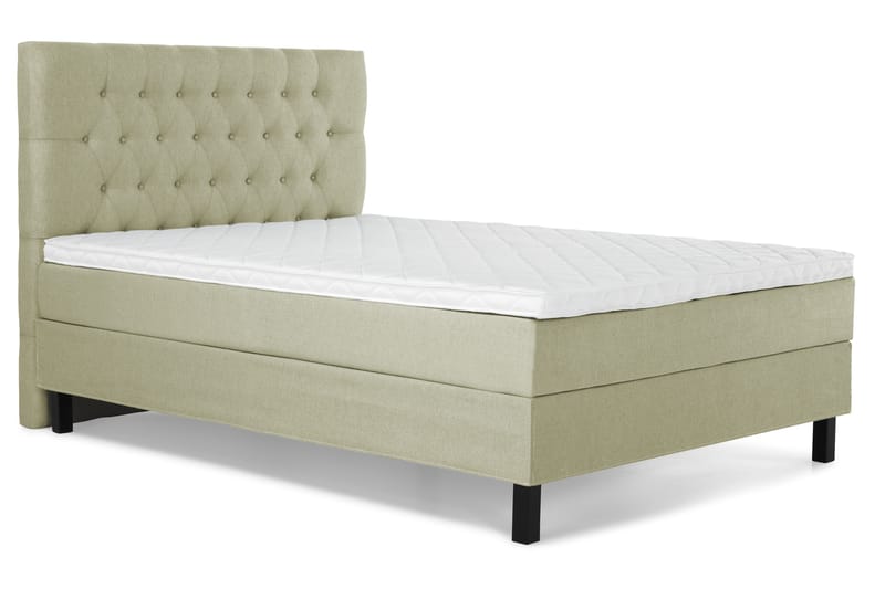 Sänkypaketti Lucky 140x200 Diamant Sängynpääty Vihreä - Vaahto - Huonekalut - Sänky - Jenkkisängyt
