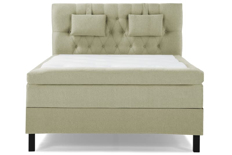 Sänkypaketti Lucky 140x200 Diamant Sängynpääty Vihreä - Polyeetteri Niskatyyny Pieni - Huonekalut - Sänky - Jenkkisängyt