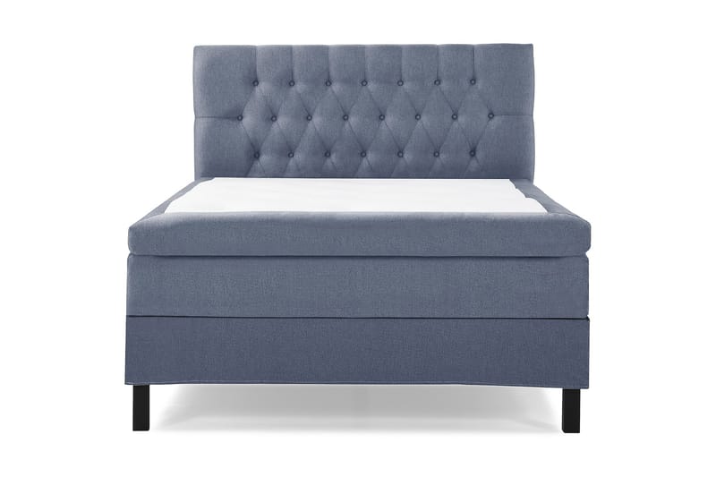 Sänkypaketti Lucky 140x200 Memory Diamant Sängynpääty, Tummansininen