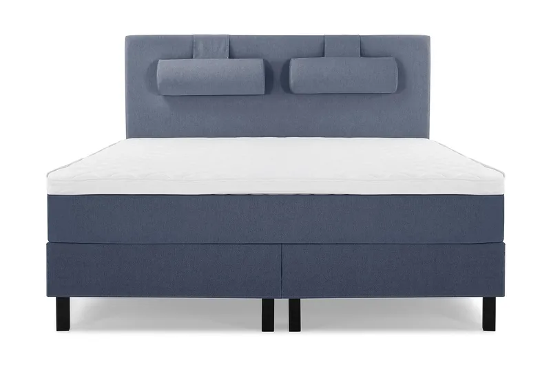 Sänkypaketti Lucky 150x200 Vaahto Sileä Sängynpääty - Niskatyyny Suuri Tummansininen - Huonekalut - Sänky - Jenkkisängyt