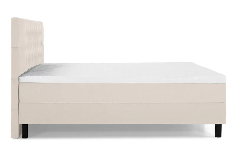 Sänkypaketti Lucky 160x200 Diamant Sängynpääty Beige - Vaahto - Huonekalut - Sänky - Jenkkisängyt