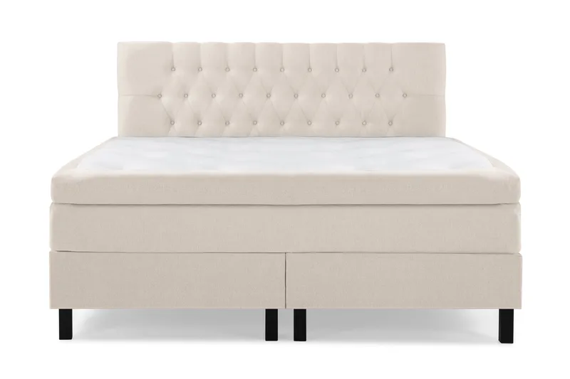 Sänkypaketti Lucky 160x200 Diamant Sängynpääty Beige, Polyeetteri