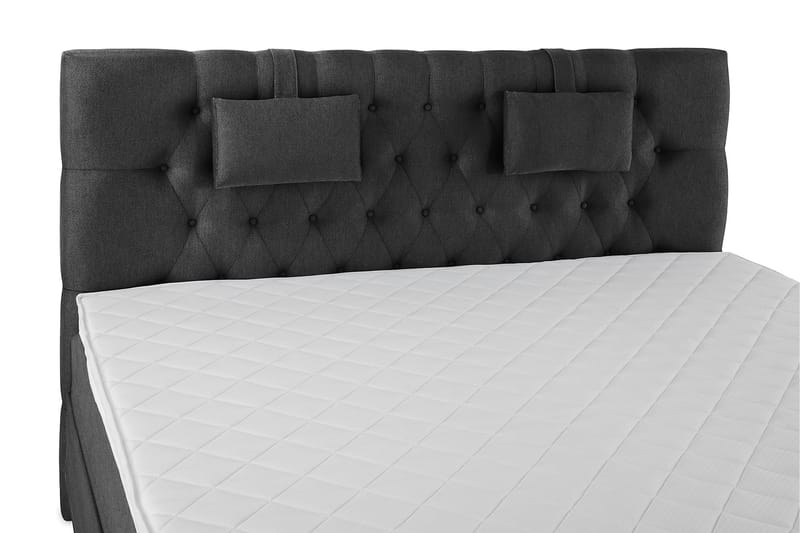 Sänkypaketti Lucky 160x200 Diamant Sängynpääty Musta - Vaahto Niskatyyny Pieni - Huonekalut - Sänky - Jenkkisängyt