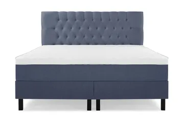 Sänkypaketti Lucky 160x200 Diamant Sängynpääty Tummansinine