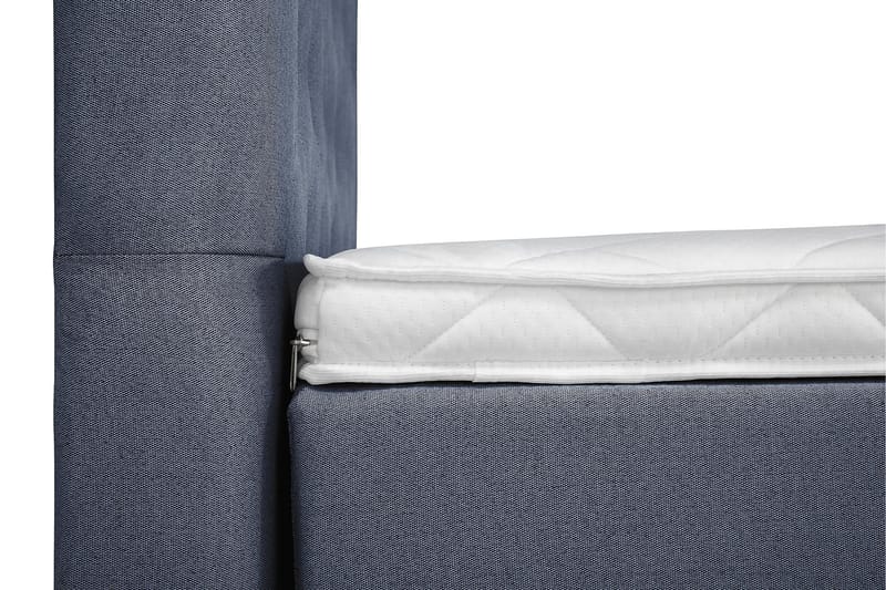 Sänkypaketti Lucky 160x200 Diamant Sängynpääty Tummansinine - Vaahto - Huonekalut - Sänky - Jenkkisängyt